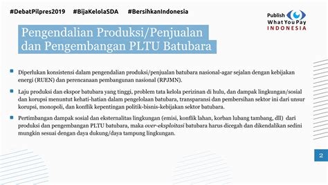 Isu Prioritas Capres Cawapres Agenda Reformasi Tata Kelola Sda