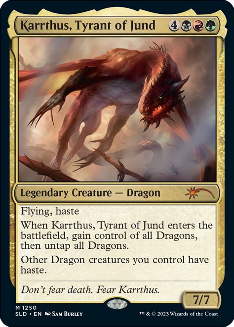 Karrthus Tyrant Of Jund Secret Lair Drop Series Magic The Gathering