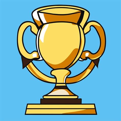 Premium Vector Gold Trophy Cup