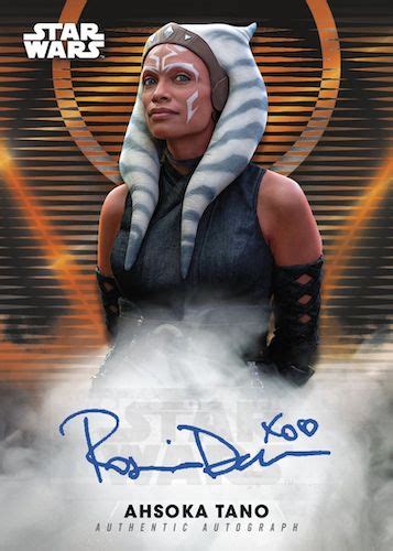 Topps Star Wars Signature Series Checklist Details Boxes