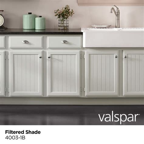 Valspar Semi-gloss Filtered Shade 4003-1b Cabinet and Furniture Paint Enamel (1-quart) in the ...