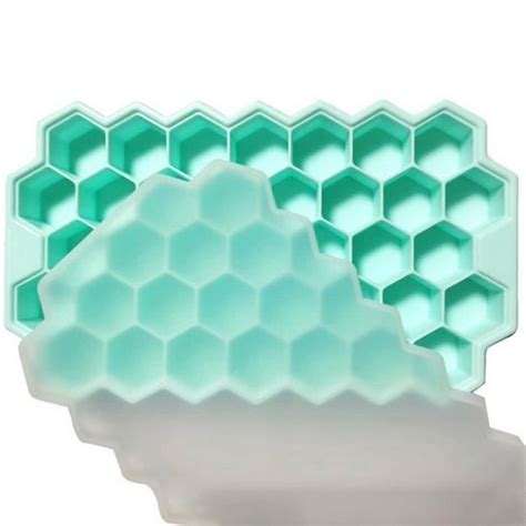 Moule Bac à glaçons en Silicone pour fruits 37 grilles 1x1cm petit