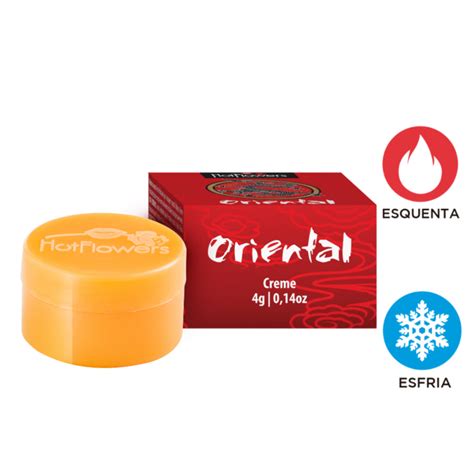 Creme De Massagem Oriental 4g Hot Flowers