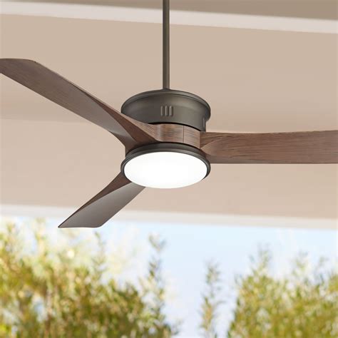 Wet Rated Ceiling Fan With Light And Remote Shelly Lighting