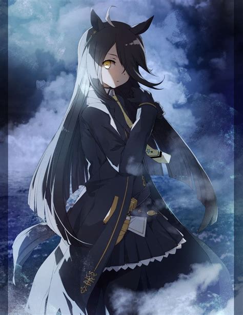 Safebooru 1girl Ahoge Animal Ears Bangs Belt Black Coat Black Gloves