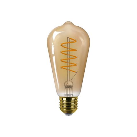 Ampoule Led W E Vintage Ambr St Edison Master Philips