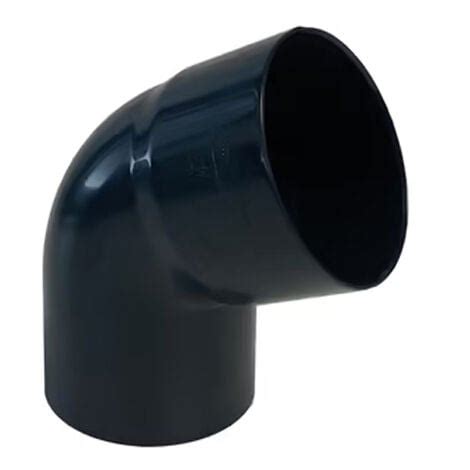 Coude PVC 6730 MF pour Tube de descente Ø80 Anthracite First Plast