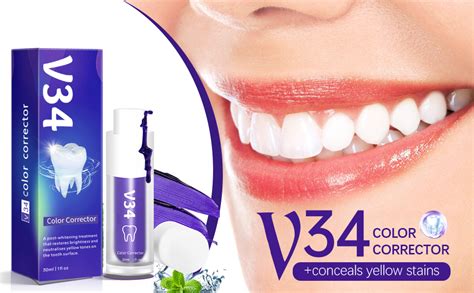 Purple Teeth Whitening Toothpaste Lila Zahnpasta Weisse Z Hne V Color