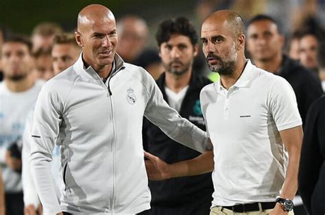 Zinedine Zidane Elogió A Guardiola “es Uno De Los Mejores Lo Ha Demostrado En Todos Sus