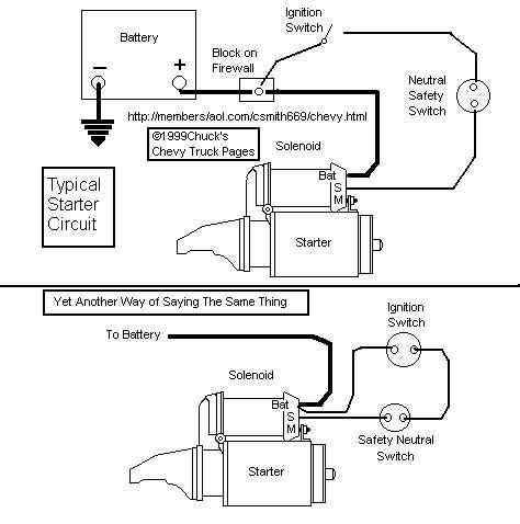 1969 Chevy Truck Starter Wiring Diagram