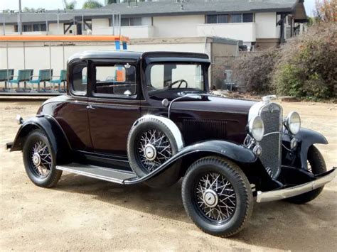 1931 Chevrolet 5 Window Coupe With Rumble Seat And Dual Side Mounts Restored For Sale