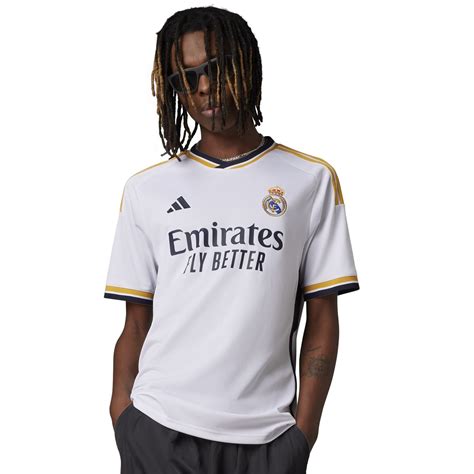 Tricou Acasa Adidas Real Madrid 2023 2024 Adulti Alb Auriu BravoSport Ro