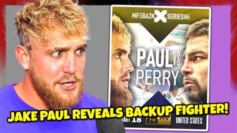 Jake Paul Vs Mike Perry CONFIRMED As Replacement Fight YouTube