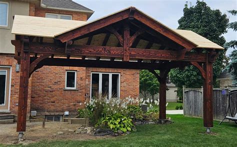 Ontario Outdoor Rooms 2214 Three Gable Pavilion Front Side Ontario