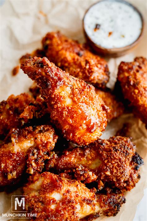 Crispy Air Fryer Chicken Wings Munchkin Time