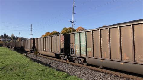 CREX BNSF FXE Power An BNSF Coal Train Old Town Tacoma WA 4K YouTube