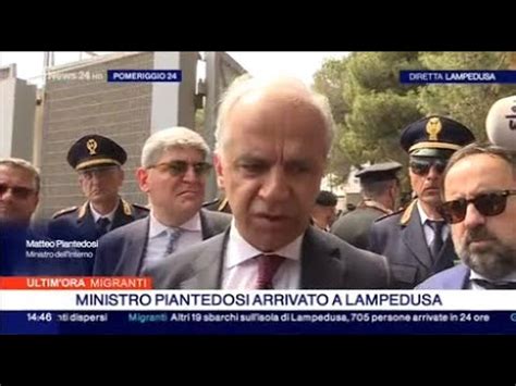 Emergenza Migranti Il Ministro Arrivato A Lampedusa Intervista A