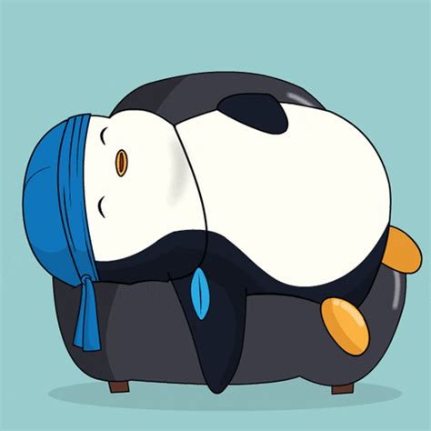 Tired Good Night GIF by Pudgy Penguins