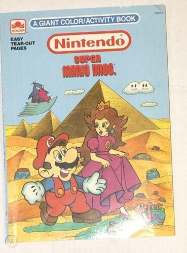 Vintage Golden Book Nintendo Super Mario Bros A Giant Color Activity Book 1989 3784901042