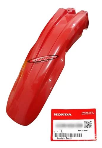 Guardabarro Delantero Rojo Original Tornado 250 Moto Sur