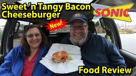 Sonic® Sweet N Tangy Bacon Cheeseburger 🥓🍔 Taste Test And Review