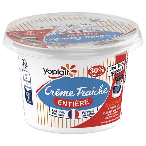 Yoplait Cr Me Fra Che Enti Re Mg G Pas Cher Prix Auchan