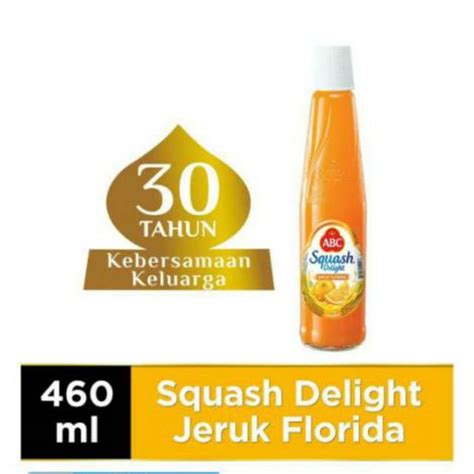 Jual Abc Syrup Squash Delight Orange Termurah Shopee Indonesia