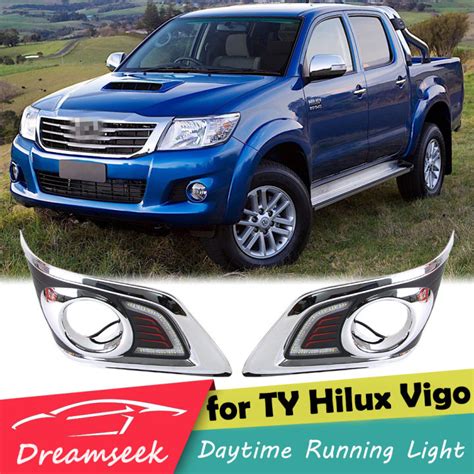 Led Drl Fog Light For Toyota Hilux Vigo Daytime