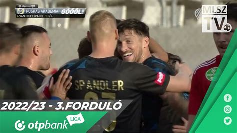 Kisvárda Master Good Puskás Akadémia FC 1 1 0 1 OTP Bank Liga