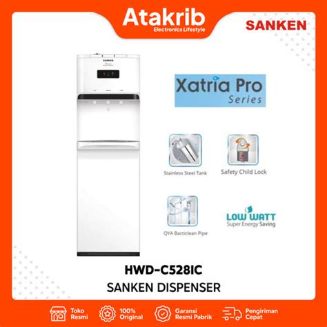 Promo SANKEN DISPENSER HWD C528IC HWD C528 Galon Bawah IC Cool Xatria