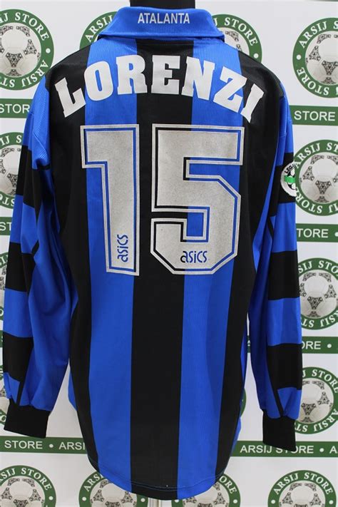 Maglia Atalanta Lorenzi Match Worn Home Arsij Store Vendita