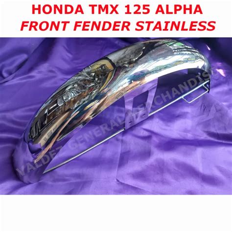 Honda TMX 125 Alpha Front Tapalodo Stainless Front Fender For 18 Rim