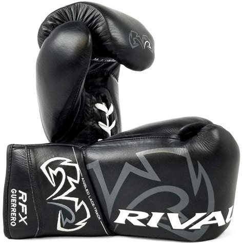 Rival Boxing RFX Guerrero HDE-F Pro Fight Lace Up Leather Boxing Gloves ...