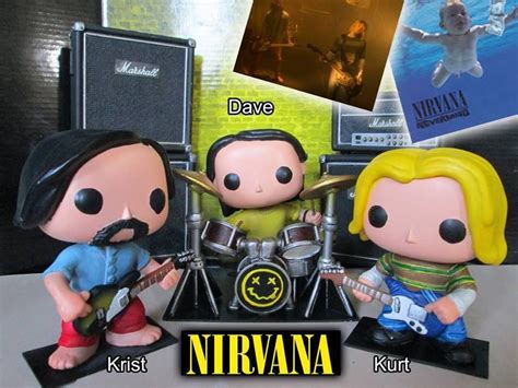 Custom Funko POP Nirvana Designer Resin Figures Limited Edition ...