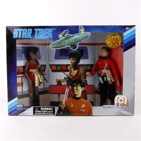 Lt. Sulu & Lt. Uhura - Modern 2018 Star Trek 8" Action Figures - Mego ...