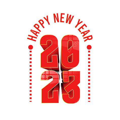 Happy New Year 2023 Logo New Year 2023 2023 Text Logo Happy New Year