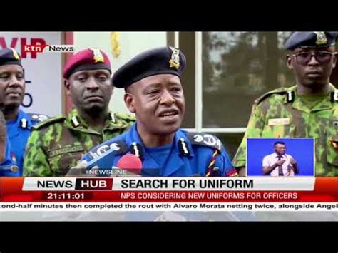 Change Of Police Uniforms As Kenyans Asked To Air Their Ideas Over A