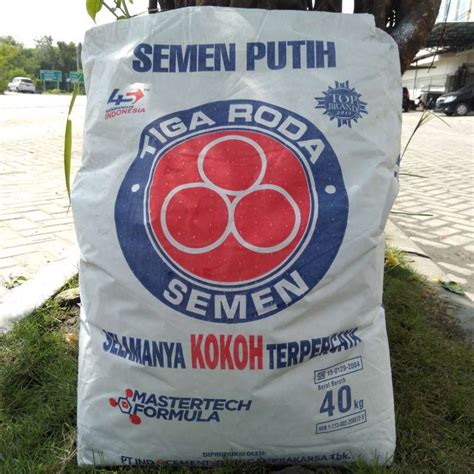 Jual Semen Putih Tiga Roda Indocement 40 Kg Mastertech Formula Di