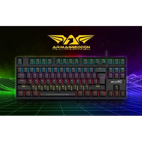 Armaggeddon Mka C Psych Raven Mechanical Gaming Rgb Keyboard With