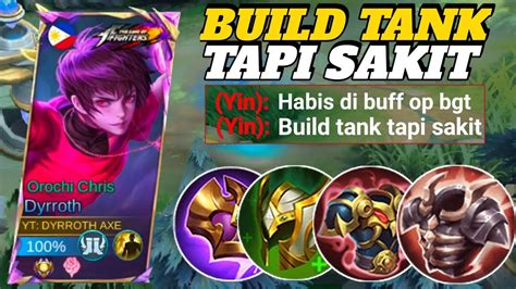 Build Tank Damage Sakit Build Dyrroth Tersakit Item Dyrroth