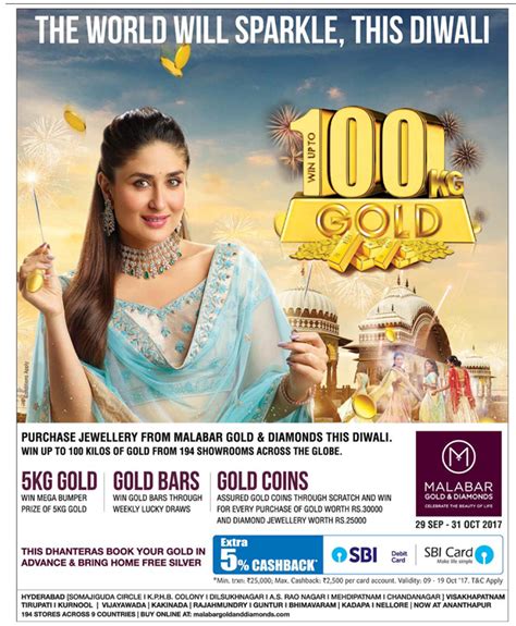 Malabar Gold And Diamonds The World Will Sparkle This Diwali Win Upto 100