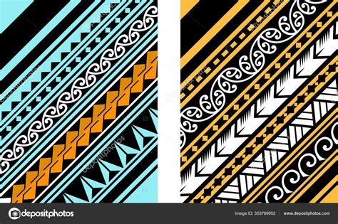 Samoan Digital Paper Vector Polynesian Pattern Print Pattern Scrapbook