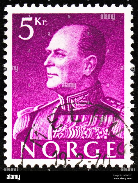 Moscow Russia July Postage Stamp Printed In Norway Shows