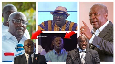 Akuffo Addo Camp Wanted To K Ll Him Mahama Vs BawumiaReason Napo