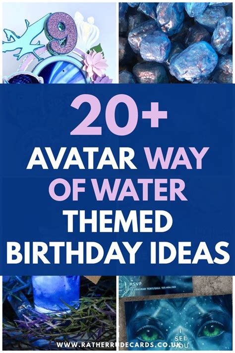 20+ Avatar The Way of Water Themed Birthday Party Ideas