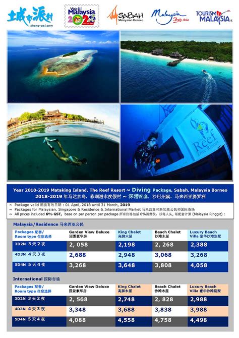 Year Mataking Island The Reef Dive Resort Diver Package