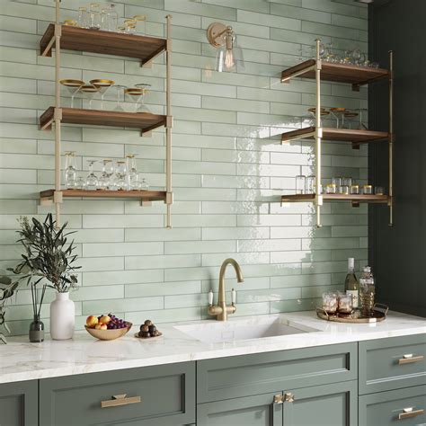 Green Subway Tile Backsplash 65 Kitchen Backsplash Ideas That Will