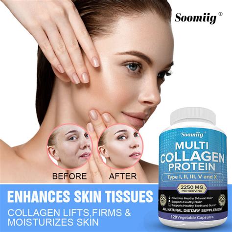 Soomiig Collagen Capsules Anti Aging Healthy Joints Hair Skin