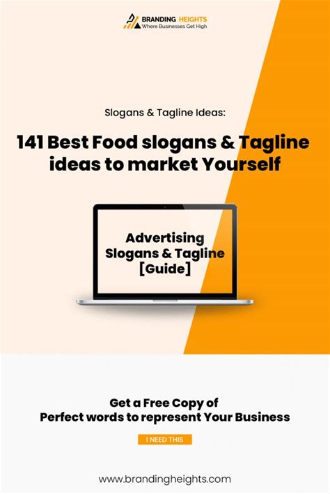 141 Best Food slogans & Tagline ideas to market Yourself