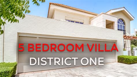 5 Bedroom Villa In District One Mbr City Youtube